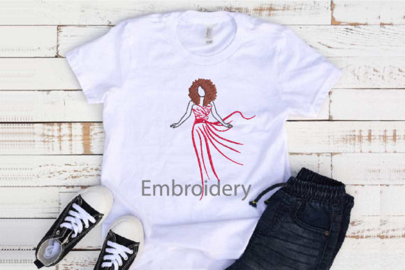 Afro Queen Black Woman Embroidery Review