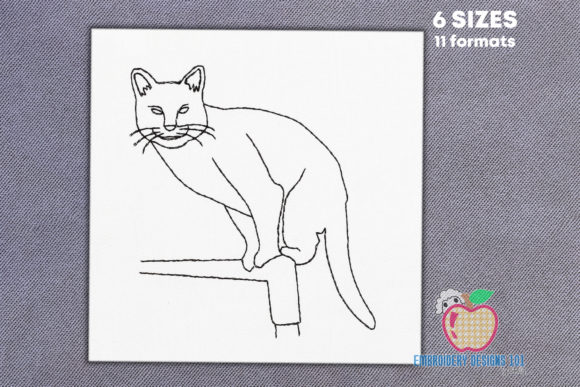 Black Cat Sketch Embroidery Review