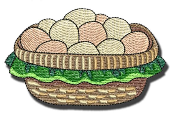 Eggs Basket Embroidery Review