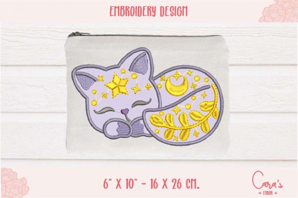 Galaxy Cat Applique Review for Handmade Gifts