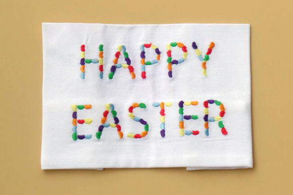 Jelly Bean Happy Easter Embroidery Review